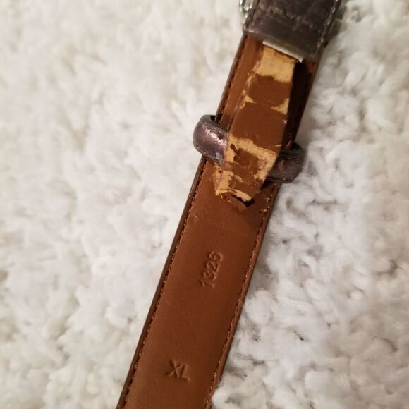 Ralph Lauren Metallic Leather Belt XL - Picture 8 of 8